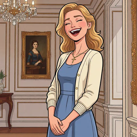 Laughing expression