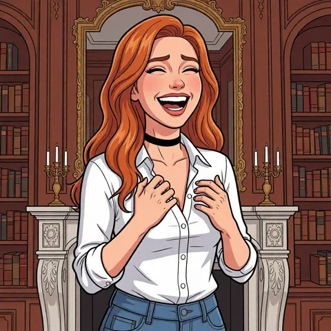 Laughing expression