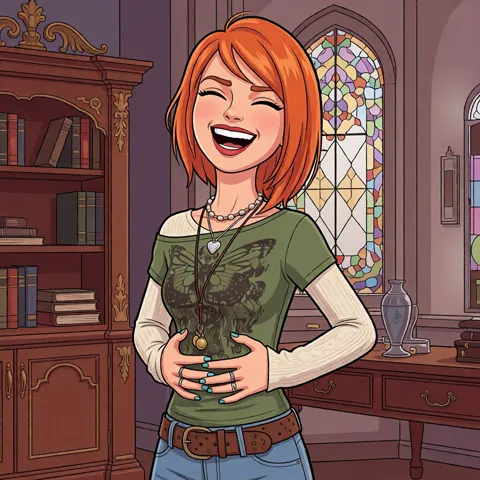 Laughing expression