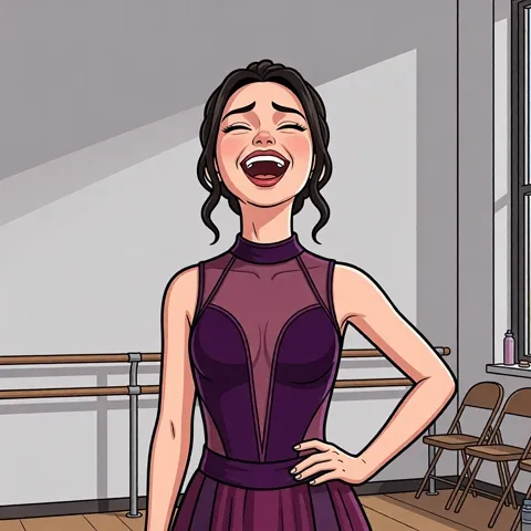Laughing expression
