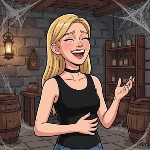 Laughing expression