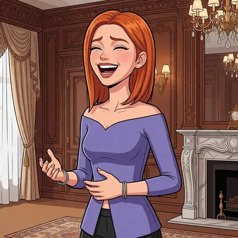 Laughing expression