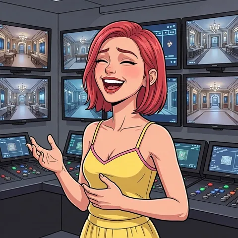 Laughing expression