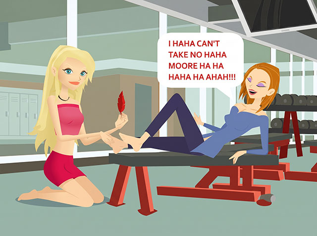 Julie the Tickler — the classic tickle game, playable in the browser